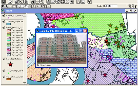 Ứng dụng GIS xây dựng CSDL các dự án dân cư mới trên địa bàn Quận 2, TP. Hồ Chí Minh 2